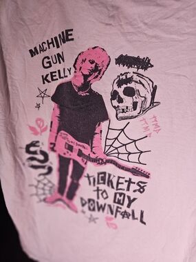 Kids' Pink Graphic Tee - Tickets To My Downfall